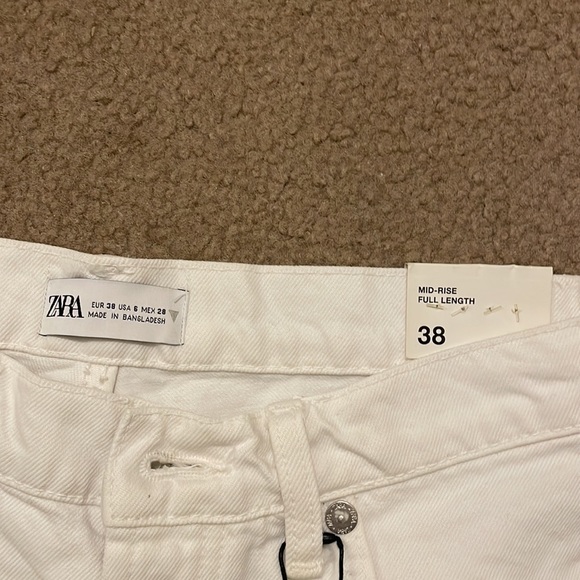 White Zara Jeans - Picture 3 of 4
